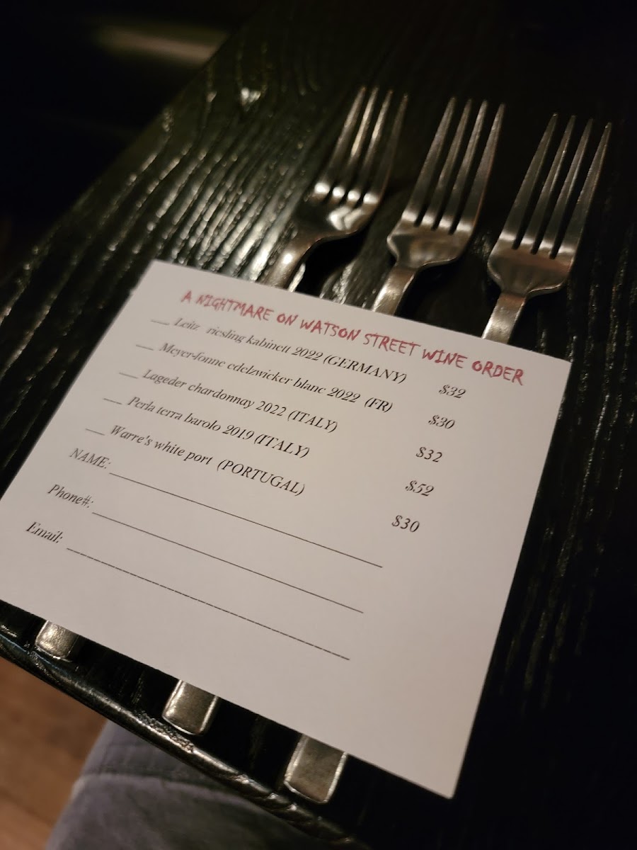 Menu Fox And Crow Bistro-6