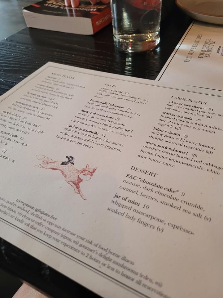 Menu Fox And Crow Bistro-8